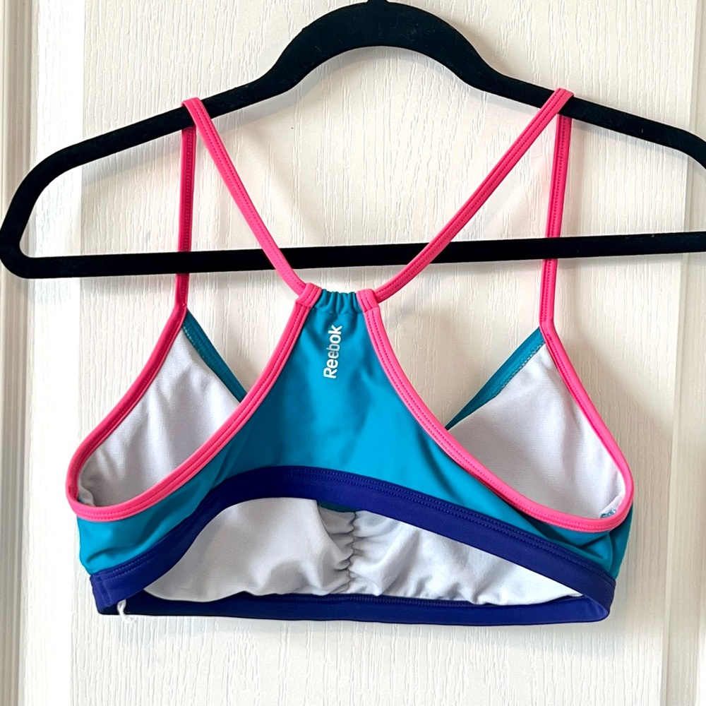 REEBOK Sporty Racer Back Bikini Top—SZ. M/L - Picture 7 of 11